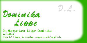 dominika lippe business card